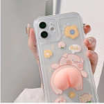 Three-dimensional pig fart suitable for mobile phone shell pinch silicone